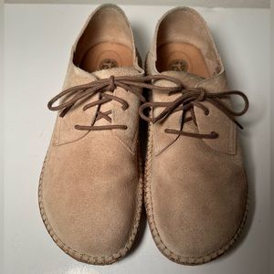 BIRKENSTOCK women’s narrow Gary Ginger soft suede leather shoe size 8 (EU 39)